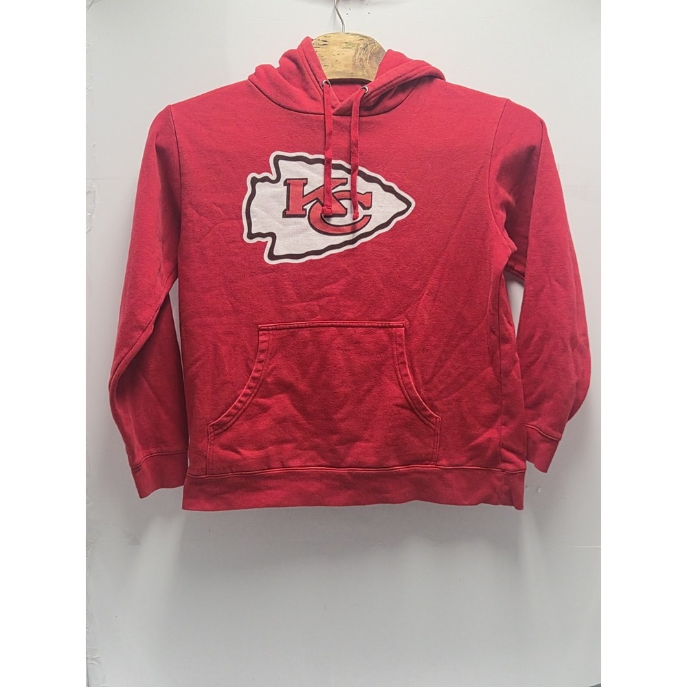 Kansas City Chiefs Red Hooded Red Number 57 "HUNT" Pullover Hoodie - Picture 4 of 7